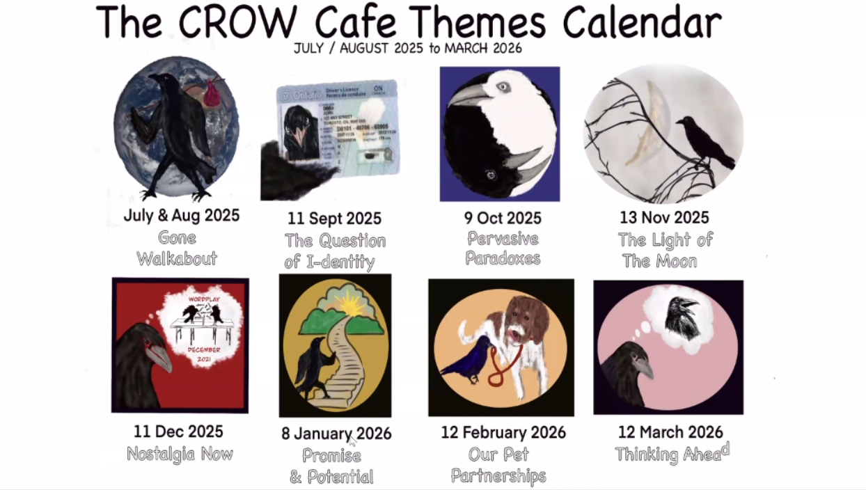 CROW Cafe Themes Calendar (until March 2026)