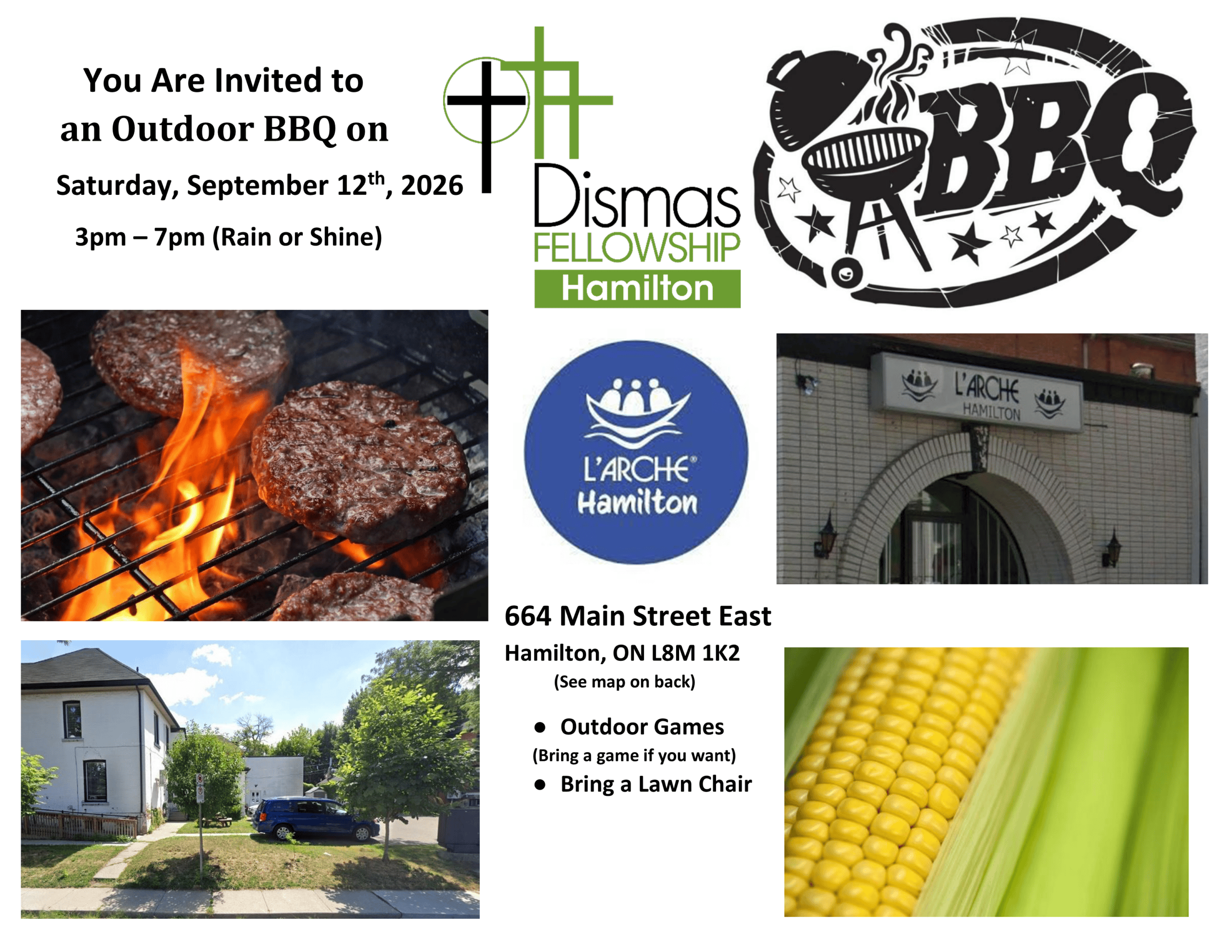 Hamilton Dismas Summer BBQ - Saturday September 12th 2026 (3pm-7pm)